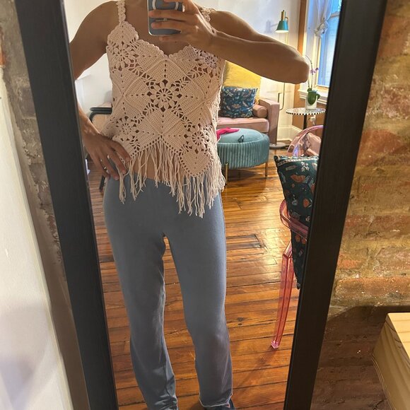 Crochet top cream/ecru - Picture 3 of 3